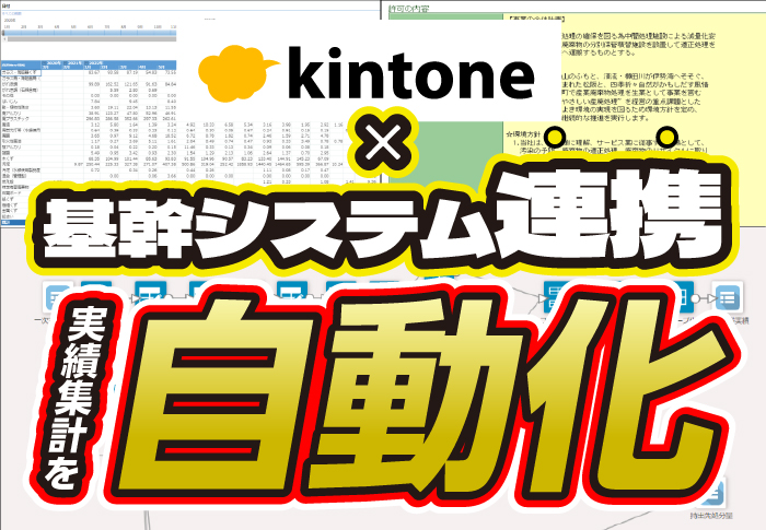 kintoneと基幹システムを連携して実績報告資料の作成を自動化｜産業廃棄物収集運搬業 株式会社ミヤテックさまのアプリ開発事例